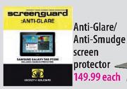 Anti Glare/Anti Smudge Screen Protector-Each