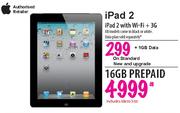 Apple iPad 2 With WiFi + 3G-16GB