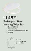 Technoplast Hard Wearing Toilet Seat (7200AR)