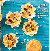 Cafe Culture Mini Quinches-Biltong/Butternut & Feta-6 Per Pack