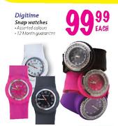 Digitime Snap Watches Each