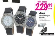 Jeep Gents Analogue Watches Each
