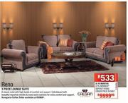 Reno 3 Piece Lounge Suite