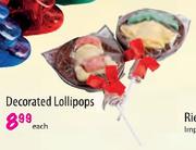 Decorated Lollipops Each