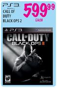 PS3 Call Of Duty Black OPS 2-Each