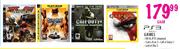 PS3 Games MX VS ATV Untamed/Saints Row 2/Call Of Duty 4/God Of War 3-Each