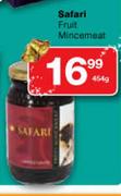 Safari Fruit Mincemeat-454gm
