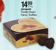 Jacquot Tender Heart Fancy Truffles - 100gm