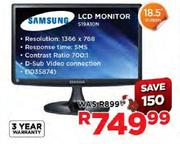 Samsung LCD Monitor-18.5"