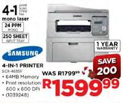 Samsung 4-In-1 Printer-SCX-4655F