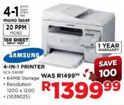 Samsung 4-In-1 Printer-SCX-3405F