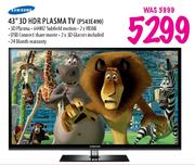 Samsung 3D HDR Plasma TV (PS43E490)-43"