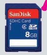 Sandisk 8GB Extreme SDHC