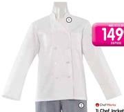 Chef Works Chef Jacket White Size s-xxl
