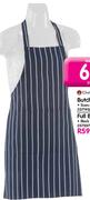 Chef Works Butcher Apron Size s-xxl