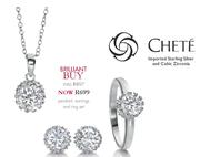 Chete Pendant, Earrings & Ring Set