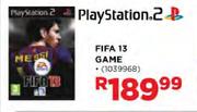 PS2 FIFA 13 Game