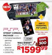 PSP Street Console Package (E1000)-4.3"