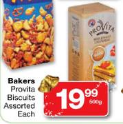 Bakers Provita Biscuits - 500gm Each