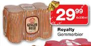Royalty Gemmerbier - 6 x 330ml