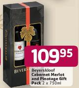 Beyerskloof Cabernet Merlot And Pinotage Gift Pack-2x750ml