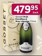 Gosset Brut Excellence Non-Vintage-750ml Each