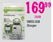 Swiss USB Charger-Each
