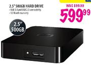 Western Digital 2.5" 500GB Hard Drive