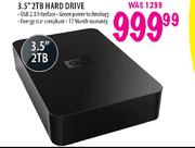 Western Digital 3.5" 2TB Hard Drive