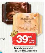 Ola Magnum Mini Ice Creams Assorted-6's Per Pack