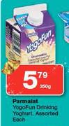 Parmalat Yogofun Drinking Yoghurt Assorted-350g Each