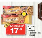Ola Fruttare Passion Fruit/Mango-2x60ml