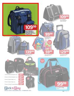 Pick n Pay : Save on Back to School Gear (31 Dec - 3 Feb), page 8