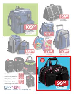 Pick n Pay : Save on Back to School Gear (31 Dec - 3 Feb), page 8
