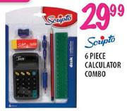 Scripto 6 Piece Calculator Combo