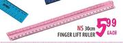NS Finger Lift Ruler-30cm Each
