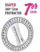 Maped 360degree Protractor-12cm Each