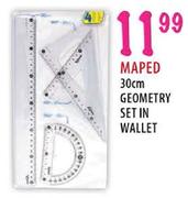 Maped Geometry Set In Wallet-30cm
