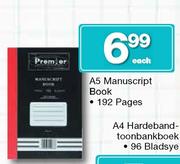A5 Manuscript Book-192 Pages