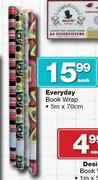 Everyday Book Wrap-5m x 70cm Each