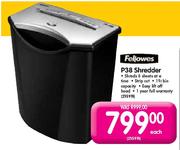 Fellowes P38 Shredder-Each