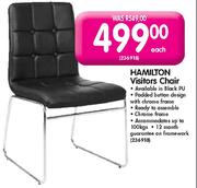 Hamilton Visitors Chair-Each