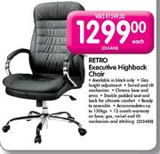 Retro Executive Highback Chair-Each
