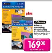Fellowes Enhance Laminating Pouch Bundle-Per Bundle