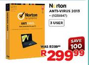 Norton Anti-Virus 2013 (3 User)