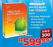 Microsoft Office Home And Student 2010