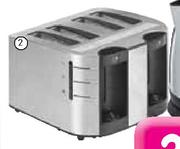 Russell Hobbs 4 Slice Satin Toaster-Each