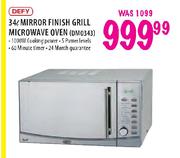 Defy Mirror Finish Grill Microwave Oven-34L