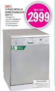 Defy 12Place Metallic Silver Dishwasher (DDW157)