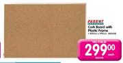 Parrot Products Cork Board With Plastic Frame Each